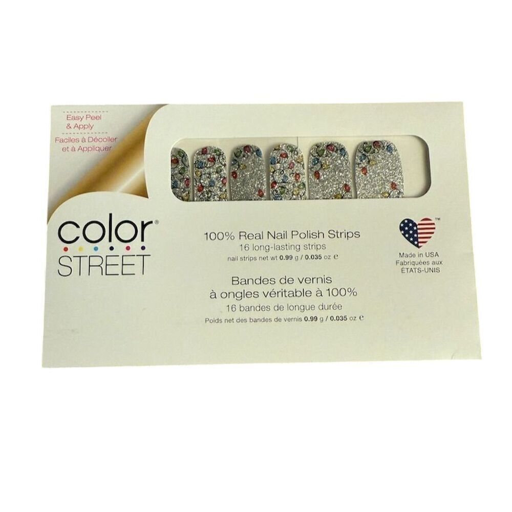 Color Street Nail Polish Strips Holiday De Light 16 Count
